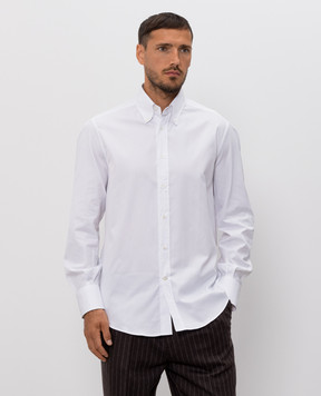 Brunello Cucinelli Белая рубашка MR6200038