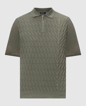 Stefano Ricci Зелене поло у візерунок K616458P31F26220