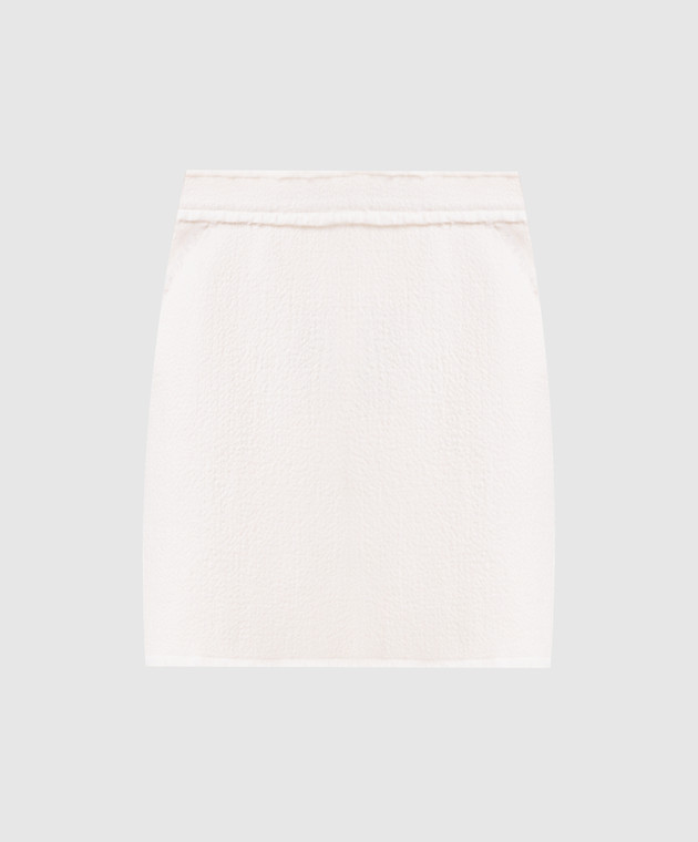 Max Mara Юбка ABILE цвета айвори из шерсти MXMABILE