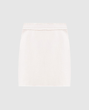 Max Mara Юбка ABILE цвета айвори из шерсти MXMABILE