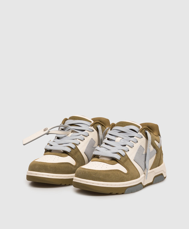 Off-White Кожаные кроссовки Out Of Office OF05731310 изображение 2