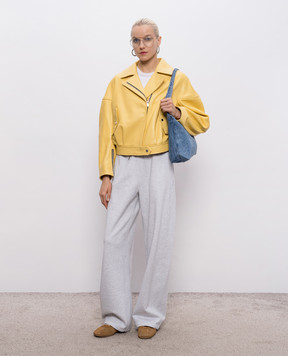 Alexander Wang Сірі меланжеві утеплені спортивні штани 1CC2264040