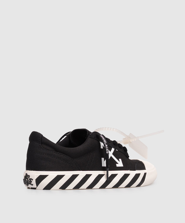 Off-White Чорні кросівки Vulcanized Undercut OMIA2APC99FAB001 зображення 3