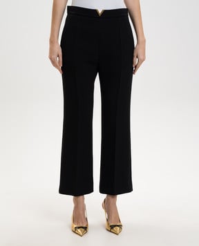 Valentino Чорні штани з вовни 8B3RB7209Q0