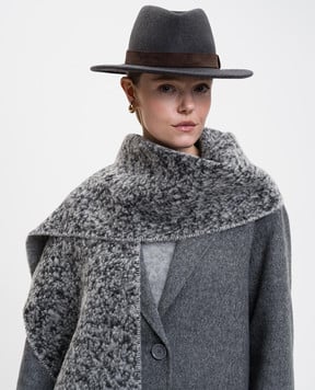 Max Mara Weekend Сірий капелюх CIAD з вовни CIAD