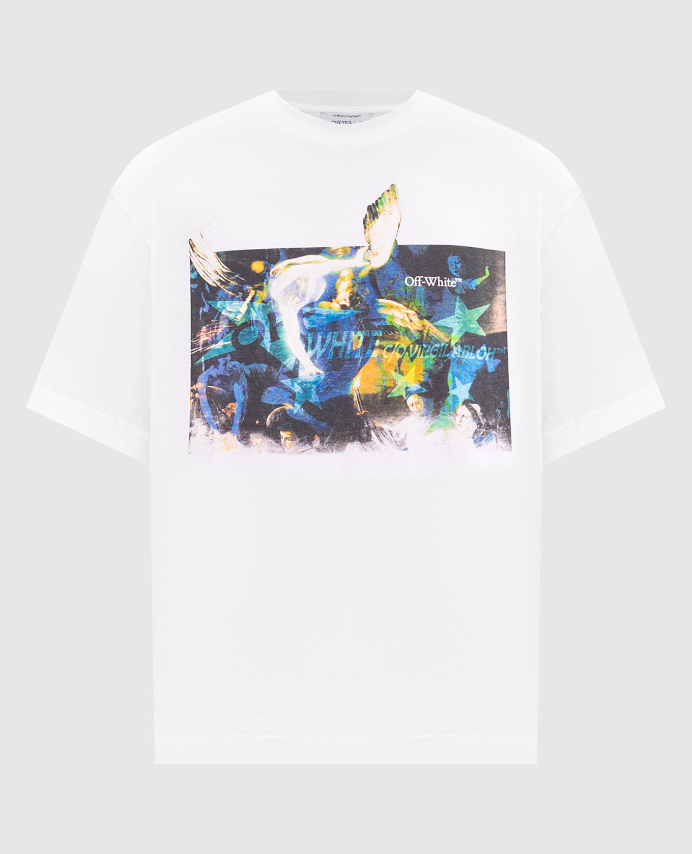 Белая футболка Caravaggio