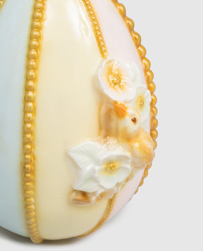 Cereria Introna Свеча в форме яйца с украшениями 2294