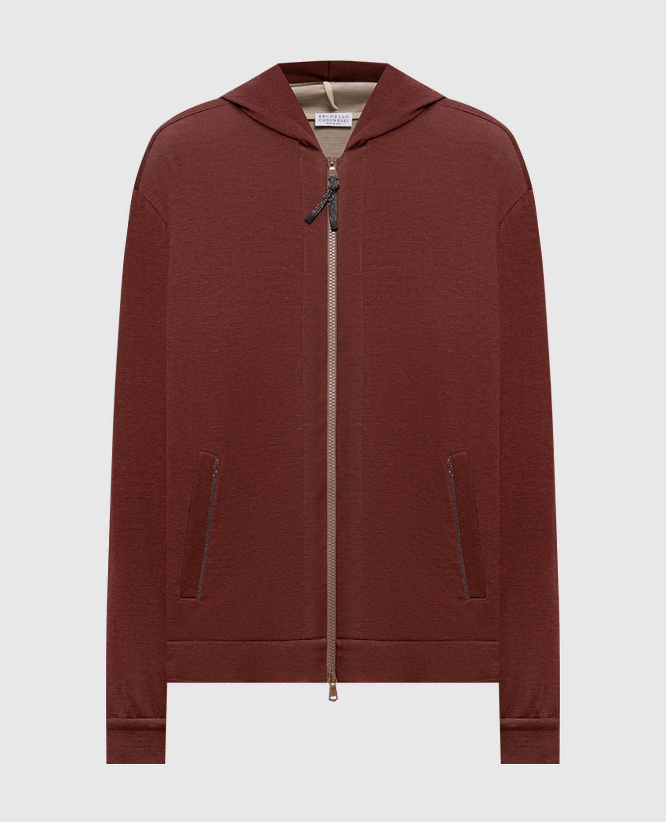 

Коричневая спортивная куртка с шелком, Коричневый, Спортивные куртки