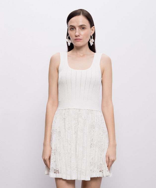 Simkhai Белое платье с кружевом 2261251PK изображение 3