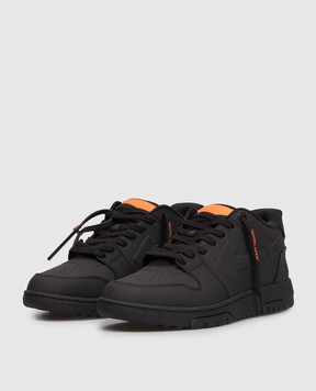 Off-White Черные кроссовки Out Of Office Molded OMIA189S26MAT001